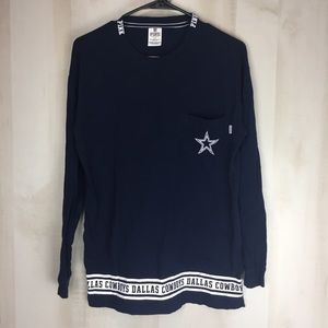 PINK DALLAS COWBOYS Long Sleeve Top